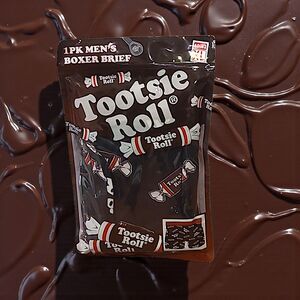 New Tootsie Roll Men's Boxer Briefs Size X-Large Stretch Funny Novelty